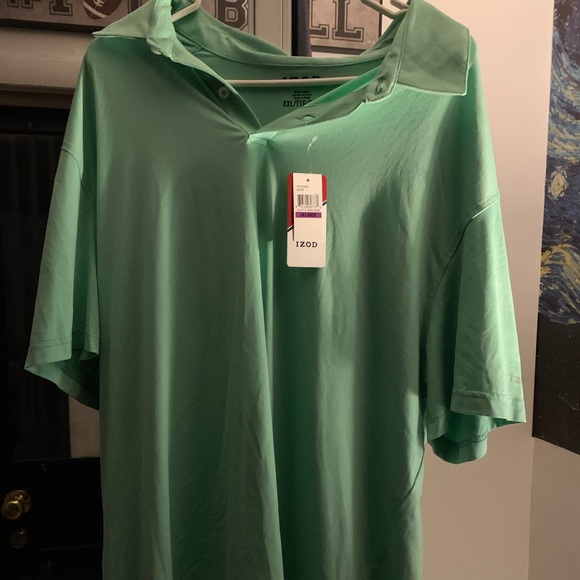 IZOD Polo shirt (Teal) - Picture 2 of 3